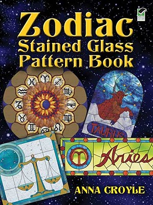 Zodiac Stained Glass Pattern Book Cover Image