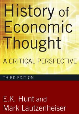 History of Economic Thought: A Critical Perspective Cover Image