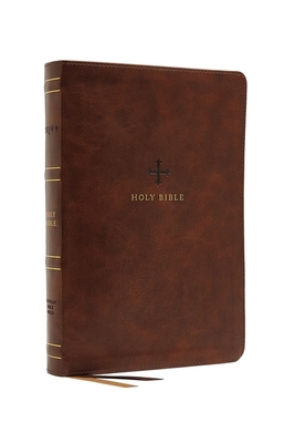 Nrsv, Catholic Bible, Thinline Edition, Leathersoft, Brown, Comfort Print: Holy Bible Cover Image
