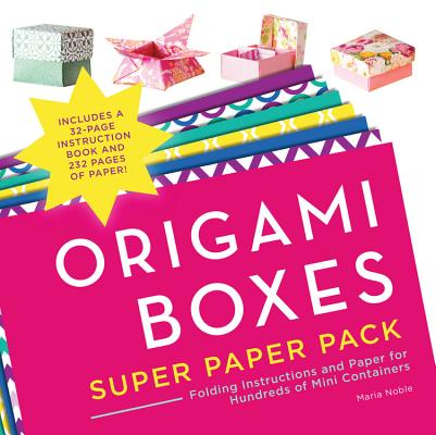 Origami Boxes Super Paper Pack: Folding Instructions and Paper for Hundreds of Mini Containers (Origami Super Paper Pack)