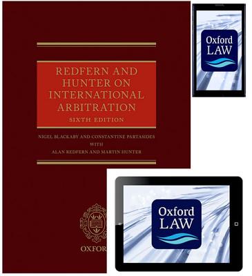 Redfern and Hunter on International Arbitration (Hardcover, Ebook, and Android App) Cover Image