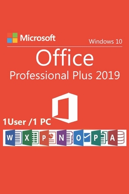 Microsoft Office Professional Plus 2019: 1 PC [ Lifetime Subscription ] Cover Image