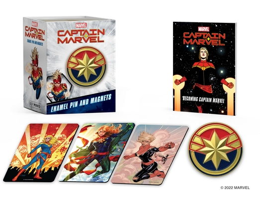 Marvel: Captain Marvel Enamel Pin and Magnets (RP Minis) By Robert K. Elder Cover Image