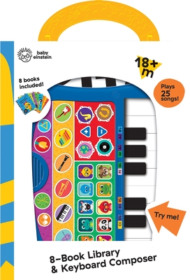 Baby Einstein: 8-Book Library & Keyboard Composer Sound Book Set [With Keyboard and Battery] By Pi Kids Cover Image