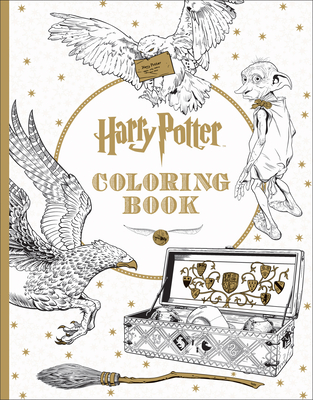 Harry Potter Coloring Book Cover Image