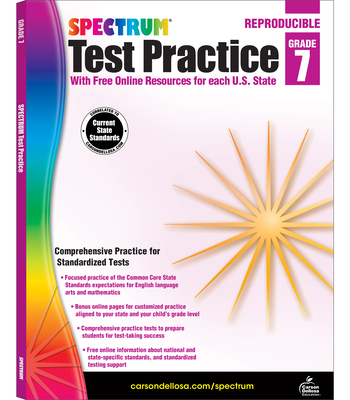 Spectrum Test Practice, Grade 7 Cover Image