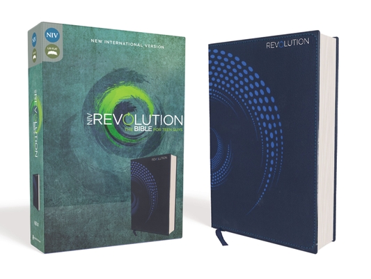 NIV, Revolution Bible, Imitation Leather, Blue: The Bible for Teen Guys Cover Image