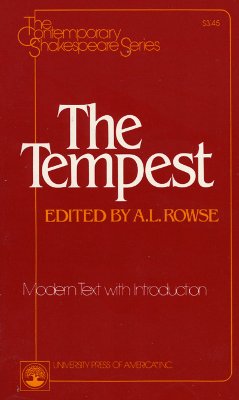 The Tempest (Contemporary Shakespeare #2) By A. L. Rowse (Editor) Cover Image