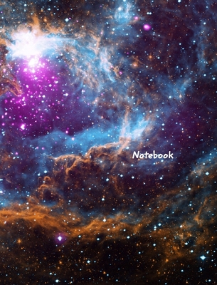 Notebook: Milky Way Nebula Design Notebook, Journal By June Bug Journals Cover Image