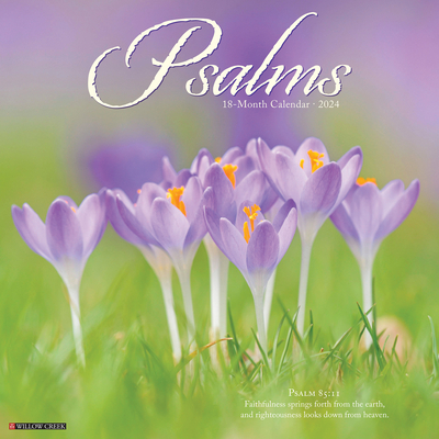 Psalms 2024 12 X 12 Wall Calendar By Willow Creek Press Cover Image