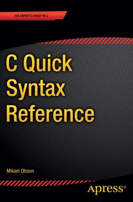 C Quick Syntax Reference Cover Image
