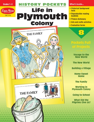 History Pockets: Life in Plymouth Colony, Grade 1 - 3 Teacher Resource Cover Image
