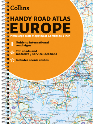 Collins Handy Road Atlas Europe By Collins Maps Cover Image