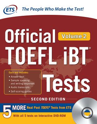 Official TOEFL IBT Tests Volume 2, Second Edition [With DVD ROM] By Educational Testing Service Cover Image