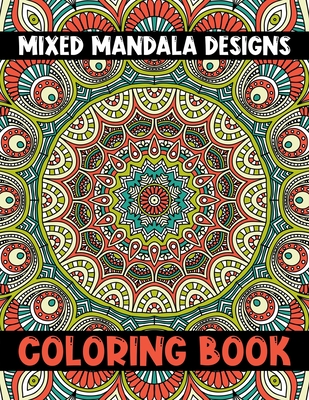 Adult Coloring book with stress relieving mandala patterns - shop