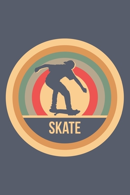 Skate: Retro Vintage Skateboard Terminplaner A5 mit Wochenkalender & Monatsplaner 2020 - Geschenk für Skater & Skateboarder Cover Image