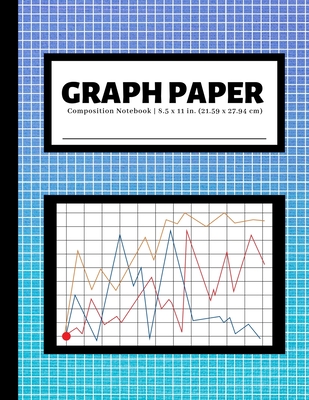 Graph Paper Composition Notebook: 4x4 Quad Ruled Graphing Grid Paper - Math and Science Notebooks - 100 Pages - Sky Blue Cover Image