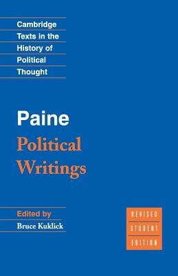 Paine: Political Writings (Cambridge Texts in the History of Political ...