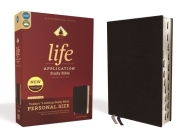 Niv, Life Application Study Bible, Third Edition, Personal Size, Bonded Leather, Black, Indexed, Red Letter Edition Cover Image