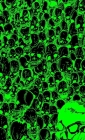 Gathering of Skulls Sketchbook - Black and Green Cover Image