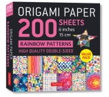 Origami Paper 200 Sheets Rainbow Patterns 6 (15 CM) By Tuttle Studio (Editor) Cover Image