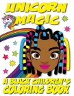 Unicorn Magic - A Black Children's Coloring Book: A Colorful Adventure for Little Artists Cover Image