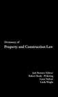 Dictionary of Property and Construction Law Cover Image