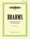 String Quintet No. 1 in F Op. 88: For 2 Violins, 2 Violas and Cello (Set of Parts) (Edition Peters) By Johannes Brahms (Composer) Cover Image
