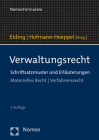 Verwaltungsrecht: Schriftsatzmuster Und Erlauterungen. Materielles Recht U Verfahrensrecht By Lutz Eiding (Editor), Jochen Hofmann-Hoeppel (Editor) Cover Image