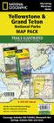 Yellowstone and Grand Teton National Parks [Map Pack Bundle] (National Geographic Trails Illustrated Map) Cover Image