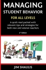 Managing Student Behavior By Jim Shaulis Cover Image