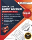 Common Core English Workbook: Grade 1 Cover Image