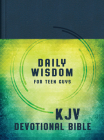 Daily Wisdom for Teen Guys KJV Devotional Bible By Compiled by Barbour Staff Cover Image