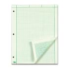 Tops Engineering Computation Notepad, 8.5 X 11, Graph Ruled, Green Tint, 100 Sheets/Pad (Top 35500) By Tops (Other) Cover Image