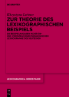 Zur Theorie des lexikographischen Beispiels (Lexicographica. Series Maior #158) By Khrystyna Lettner Cover Image