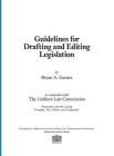 Guidelines for Drafting and Editing Legislation Cover Image