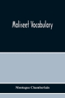 Maliseet Vocabulary Cover Image