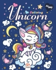 Unicorn 2 - night edition: Coloring Book For Children 4 to 12 Years Cover Image