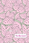 To do list: 100 page to do list with tick box to check when task has been completed. Handy 6x9 size. Pink & green melon slices des Cover Image