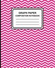 Graph Paper Composition Notebook: Chevron (Pink), 7.5