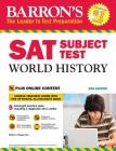 SAT Subject Test World History with Online Tests Cover Image
