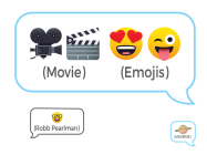 Movie Emojis: 100 Cinematic Q&As By Robb Pearlman Cover Image