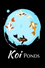 Koi Ponds: Customized Compact Koi Pond Logging Book, Thoroughly Formatted, Great For Tracking & Scheduling Routine Maintenance, I By Fishcraze Books Cover Image