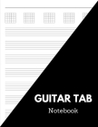 Guitar Tab Notebook: 150 Guitar Chord and Tablature Writing Paper By Pleiadian Press Cover Image