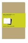 Moleskine Cahier Journal (Set of 3), Large, Plain, Kraft Brown, Soft Cover (5 x 8.25): set of 3 Plain Journals (Cahier Journals) By Moleskine Cover Image