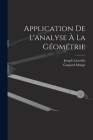 Application De L'analyse À La Géométrie Cover Image