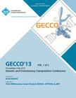 Gecco 13 Proceedings of the 2013 Genetic and Evolutionary Computation Conference V1 Cover Image