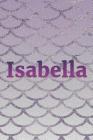 Isabella: Writing Paper & Purple Mermaid Cover Cover Image