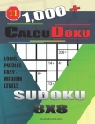 1,000 + Calcudoku sudoku 8x8: Logic puzzles easy - medium levels By Basford Holmes Cover Image