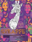 Adult Coloring Books Fantasy Land - Animal - Giraffe Cover Image